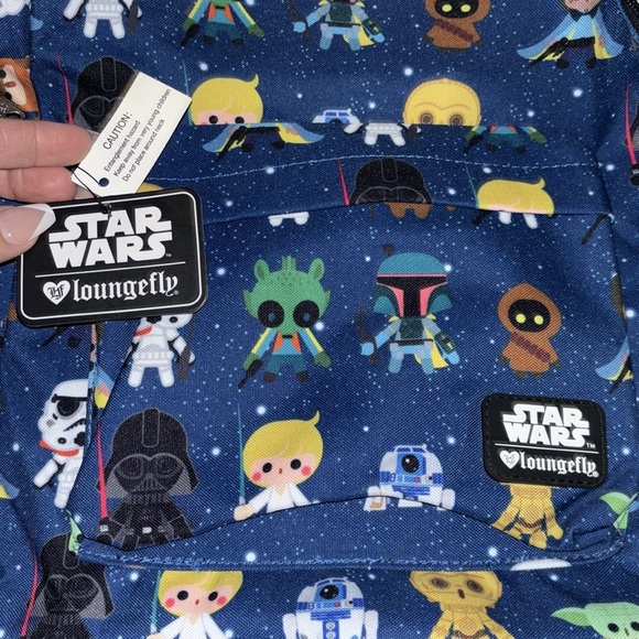 Disney Loungefly Star Wars Backpack NWT - Picture 6 of 6